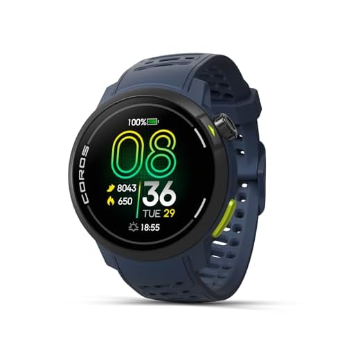 COROS Pace Pro Montre GPS de Sport, écran Tactile AMOLED de 1,3 Pouce, Notre processeur Le Plus Rapide à ce Jour, autonomie de 20 j, Montre de Running, Navigation avec Cartes mondiales Hors Ligne
