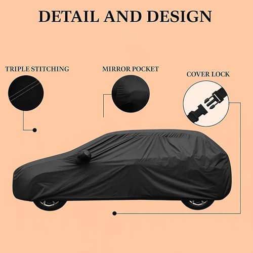 Sulfar Store Sulfar 100% Water Resistant Car Cover for Tata Nexon - Image 4