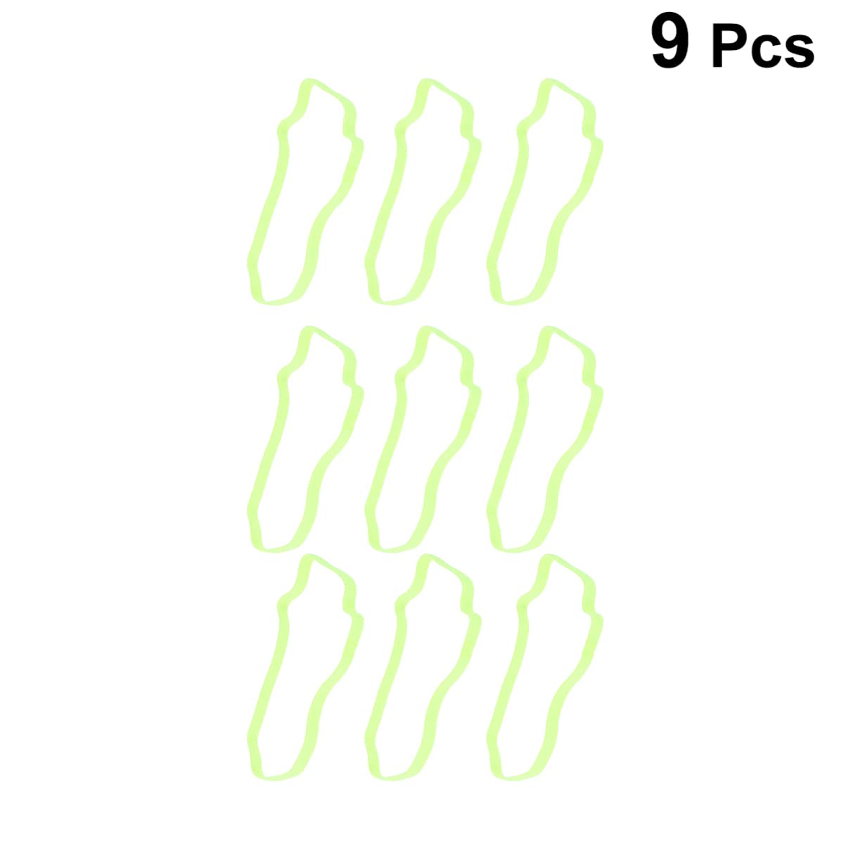 Healifty 27 Pezzi Fasce Per Yoga Fodere Per Uomo Accessori Per Uomo Fasce Elastiche Corsa Per Donna Non Elastiche Copricapo A Forcina Verde Calcio