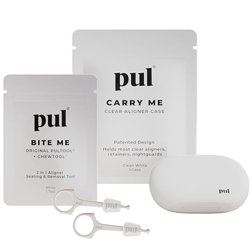 Image of Clear Aligner and Retainer Case by PUL, White Combo, L, Modern