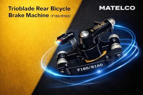 Image of Matelco Bicycle Rear Disc Break Set Thradless for All Bikes Cycle Stainless Steel Kit