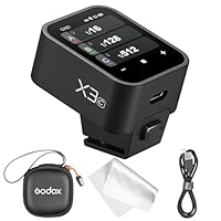 Godox X3 Auslöser für Canon, GODOX Trigger für CANON X3 C, kabelloser Blitzauslöser für Canon, OLED-Touchscreen-Blitzsender, integrierter Lithium-Akku, perfekt für GODOX V1, GODOX V100
