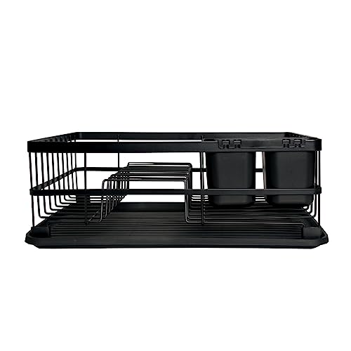 Mor - Escorredor De Louça 9 Pratos Preto Fosco