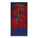 All-Clad Textiles Fiber Reactive Tomato Print on Kitchen Towel, Cobalt