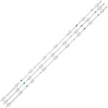 3pcs/Kit LED Strips for 39 TV VES390UNDA 2D N11 VESTEL 39 DRT VNB A Type_REV0.2 LT 39C770 FINLUX FIN39FHD440BK