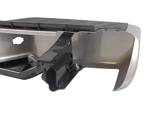 For 2005-2013 Frontier Rear Step Bumper Painted Silver Full Assy,With Hitch, Top & Center Pad, Bracket, License Lamp. Ni1103115 #TOP5