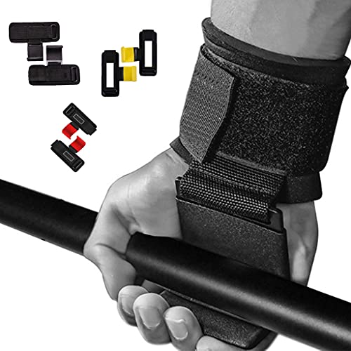 DEARLOYEA 2 peças de ganchos para levantamento de peso para exercícios físicos com barra horizontal