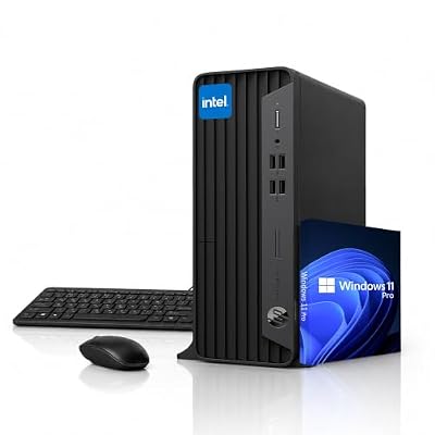 WOWPC Customized HP ProDesk SFF Business/Home Desktop Computer, Intel, 8GB/16GB/32GB/64GB RAM, 512GB/1TB/2TB/4TB SSD, WiFi, Bluetooth, USB, HDMI, Keyboard & Mouse, Windows 11 Pro