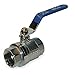 Ball Valve, Brass, Inline, 2-Piece, Pipe Size 3 in, Tube Size 3 in-Each