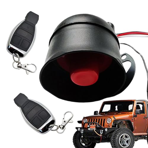 de alarma antirrobo para coches,de alarma para coches antirrobo | de protección de seguridad con alarma para coche de 12 V | Sonido fuerte y claro 2 controles remotos, de alarma de sensibilidad ajusta