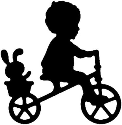 Briartw A Boy Riding a Bicycle Cutting Dies for Cards Making,DIY Scrapbook Decoration Gift Card Cardstock Crafts Stencil