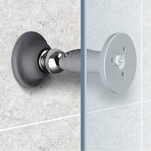 Tope de puerta de silicona magnético para pared con base autoadhesiva lavable 3