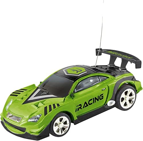 Revell 23560 Mini RC Racing-Car aus der Dose mit 40MHz-Fernsteuerung inkl. Ladefunktion, LED-Licht, kurze Ladezeit, lange Fahrzeit, Single, Multi Colour