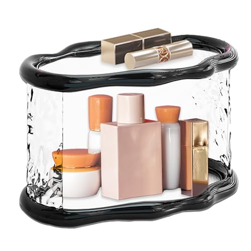 Bathroom Countertop, 2-Tier Bathroom Storage Rack, Acrylic Vanity, Perfume Makeup Skincare Cosmetic Desk, Suitable for Bedroom Dressing Table.