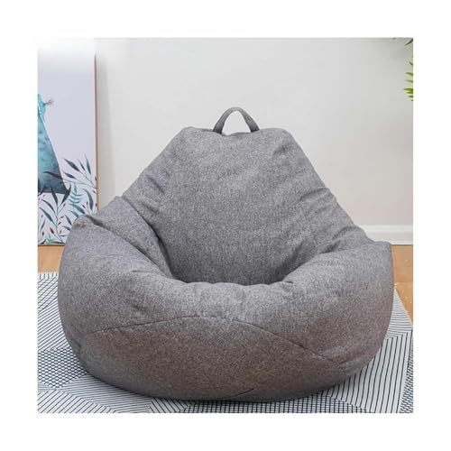 HSHTTKL Nuevo Silla Moderna con Bolsa de Frijoles, Silla de Suelo, reclinable para Interiores y Exteriores, sofá Perezoso para Adultos, se Adapta al Cuerpo, Alivia la Fatiga, sillas cómodas Sofá Puff