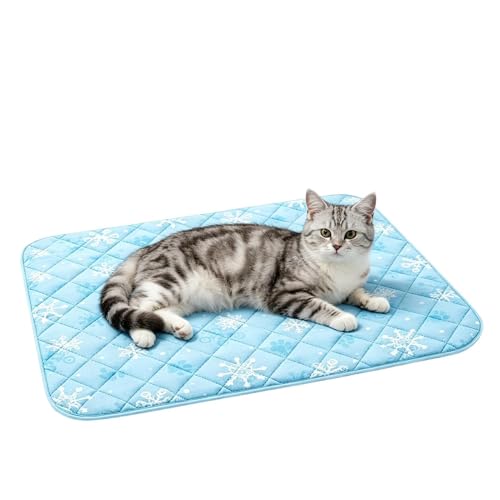 Fuuxtci Alfombrilla de refrigeración para perros, impermeable, lavable, alfombrilla de enfriamiento, para de verano, perrera, coche, cama, suelo, interior, exterior, viaje