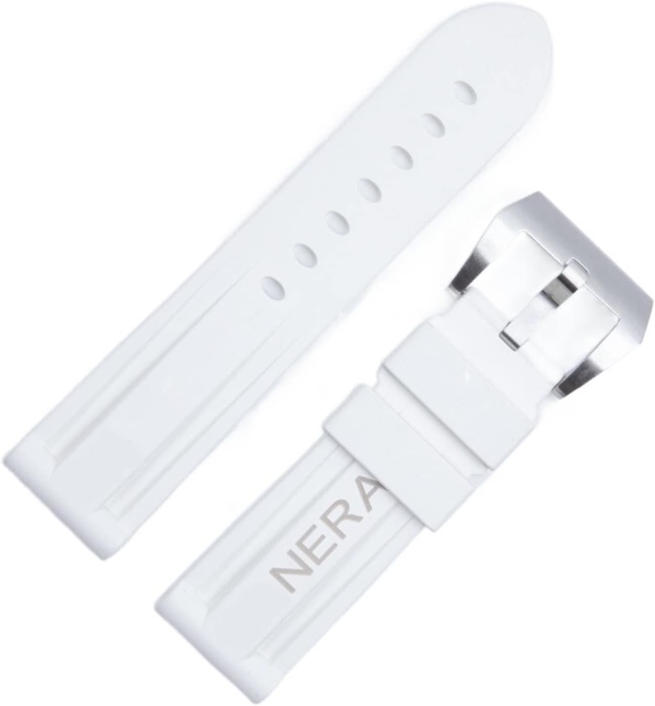 [小さな店] フッ素ラバー22mm 24mmウォッチバンドシリコンウォッチバンドパネライウォッチストラップ