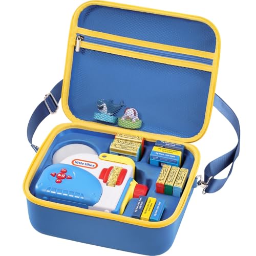 ProCase Hard Carrying Case for Little Tikes Story Dream Machine Starter Set, Kids Large Toy Bag Travel Portable Storage Box for Boy Girl Littles Character Books, Container with Shoulder Strap -Blue by ProCase - Used condition - US$16.85