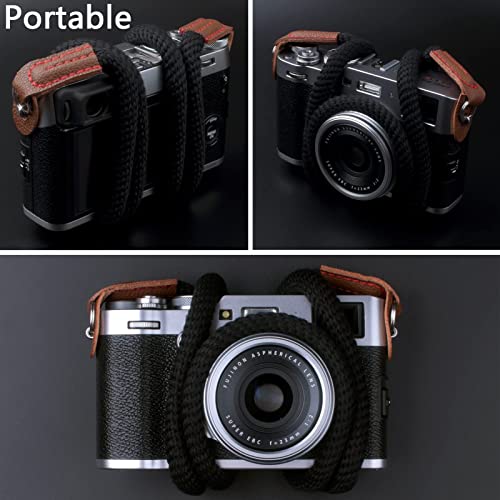 VKO Correa de Hombro de la Cámara, Correa Cruzada para Cuello y Hombro, para cámara réflex Digital réflex Digital sin Espejo, Negro - imagen 7