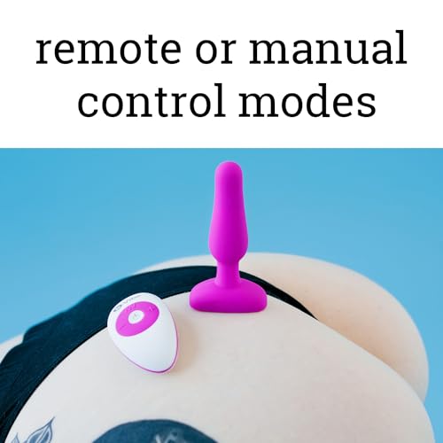 B-Vibe - Novice Remote Control Plug Fuchsia B-Vibe - Novice Telecomando Plug Fucsia - 3