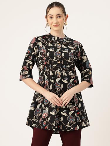 Image of Printed Mandarin Shirt - Casual & Chic (S-3XL)