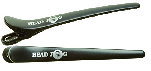 Head Jog Klip itz Hair Sectioning Clip x 6 BLACK