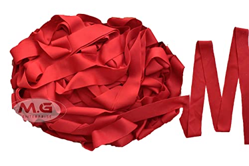 Image of M.G ENTERPRISE T-Shirt Yarn Red (250 gm) Art Craft Soft Fingering Crochet Hook Yarn, Needle Knitting Yarn Thread Dyed