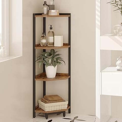 Hzuaneri Corner Shelf Stand CS05801B Cover
