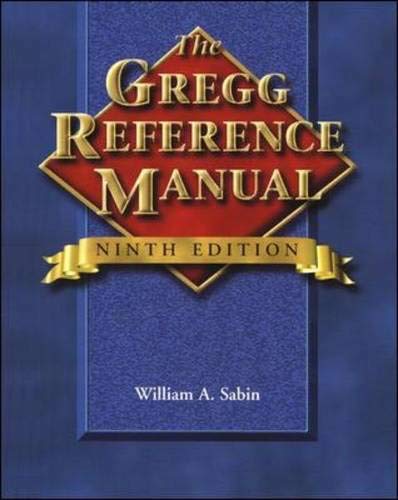 The Gregg Reference Manual