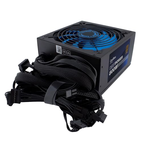 DeepPower BR-800 Power Supply 800W 100-240V 50-60Hz 8A 4A Active Black - Alimentatore - Immagine 1