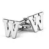 Daesar Hochzeit Manschettenknöpfe Silber Buchstabe W Edelstahl Herren Manschettenknöpfe Geschäft Geschenk