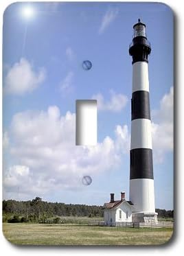 3dRose lsp_93273_1 Nc, Bodie Island Lighthouse Keepers Quarters Us34 Lse0014 Lynn Seldon Light Switch Cover image 5