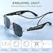 Smart AI Glasses with 100+ Language Translation, Bluetooth 5.4 Glasses with Chat GPT, Blue Light Filtering Lenses with Lightweight Metal Frame Sunglasses, Smart Glasses for Men Women Travel Business