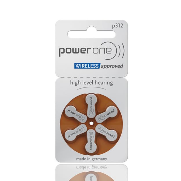 Powerone German Zinc Air Wireless Approved Hearing Aid Battery (P-312, 15-Strip) (B0CGDL1FN4) Amazon Price History, Amazon Price Tracker