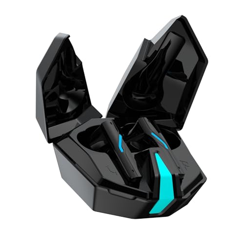 RAOPINGX Wireless Earbuds, TWS Bluetooth 5.4 Earbuds with ANC/Transparency Mode, 50Hrs Playtime, AI-ENC 4 Mics for Clear Calls, 40ms Low Latency Gaming, LED Lights, IPX5 Waterproof (Black)