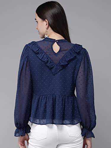 Image of Rare Women's Solid Regular Fit Blouse