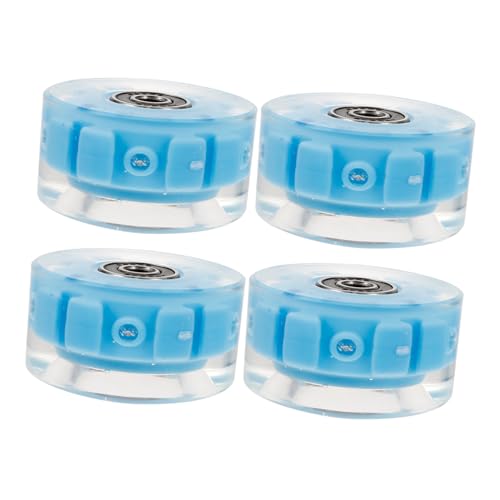 Hohopeti Flashing Wheels for Roller Skates 4 Pack Skates Accessories Wheel High Elasticity Rubber
