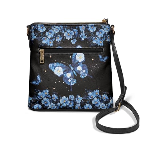 PU Crossbody Bags for Women Large Multiple Pockets Bag Fashion Sling Hobo Bag with Zipper for Working Shopping2