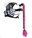 Flaconi Trenzas de Casco de Moto,Trenzas de Casco,Casco de Cola de Caballo de Motocicleta,Accesorios para Casco de Moto,Trenzas de Moto,Adecuado para Motocicletas,Bicicletas de esquí(Rosa Rojo)