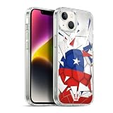Head Case Designs Chile Vetro Rotto Calcio Custodia in Gel [Protezione di Grado Militare] Compatibile Con Apple iPhone 14 Plus E Compatibile Con MagSafe