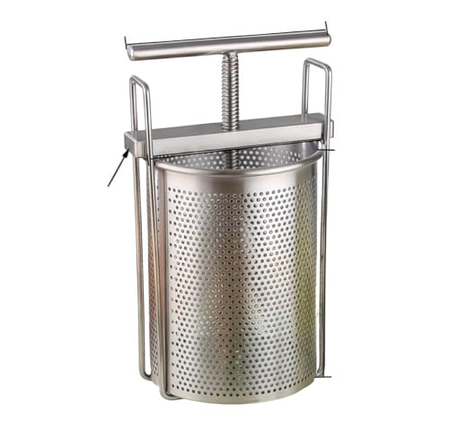 tangcheng 脱水機 手動 果汁しぼり器 野菜 絞り器 スロー ジューサー グレープフルーツしぼり器 ろ過器 304ステンレス鋼 ??机 ハンドミキサー 家庭用 業務用 (3L)