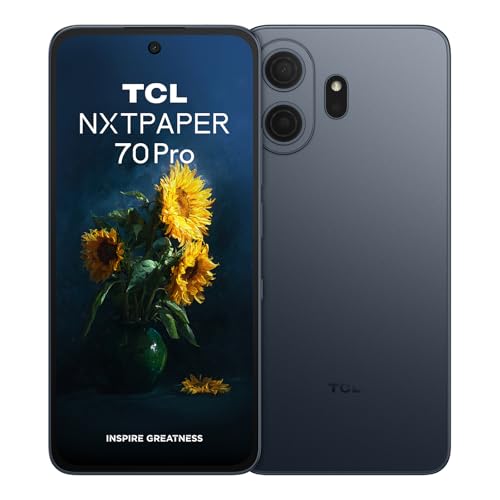 TCL NXTPAPER 70 Pro 5G Android Smartphone mit 6,9 Zoll Natürlichem Licht Display,NXTPAPER 4.0,120Hz FHD+,50MP 1.0um OIS Kamera, MuseFilm, MediaTek Dimensity 7300, 8GB RAM+512GB ROM, AI-Produktivität