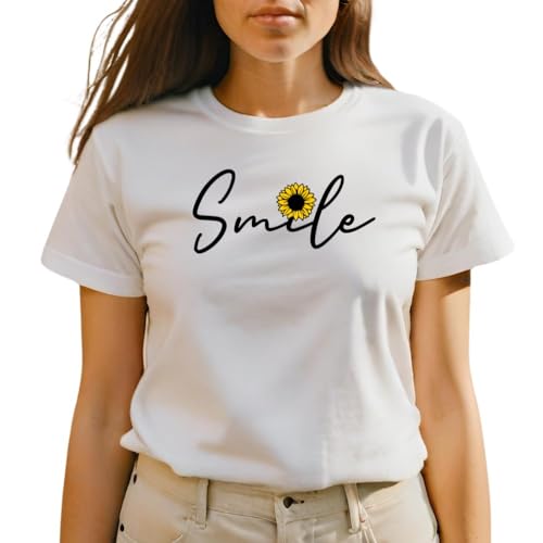 T-shirt feminina Smile