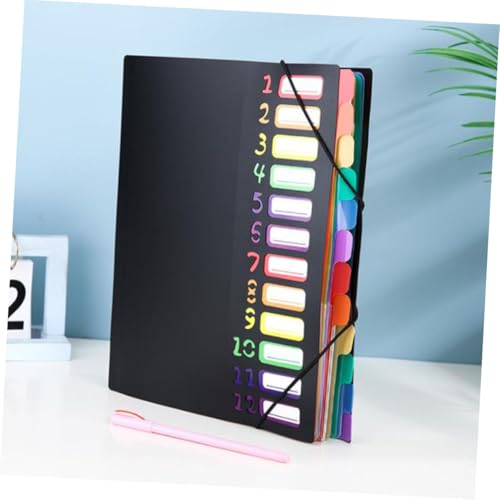 Accessoire classement polyvalent A4 noir multicouche et ultra léger