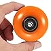 PATIKIL 60mm Longboard Wheels with Bearings ABEC-9, 4 Pack Street Wheels for Skateboards Cruiser Wheel Replacement 80A, Orange Black