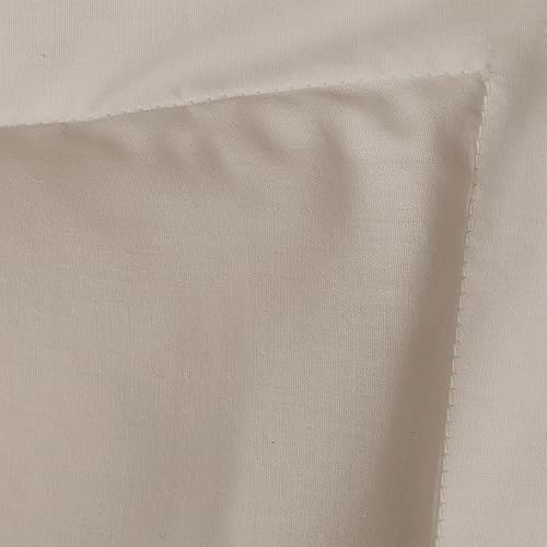 Appletree Scallop Natural Duvet Cover King Size (230x220cm), 100% Cotton, 200 Thread Count, 2 Pillowcases - Image 4