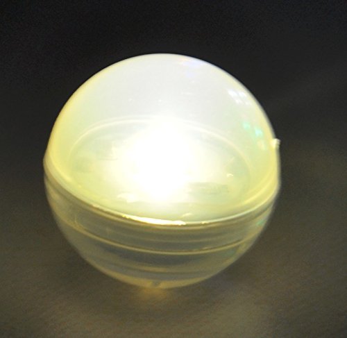 JTK Party Decoration Fairy Light Up Glowing Pearls LED Magic Balls - Set of 12 Pcs (Warm White)
