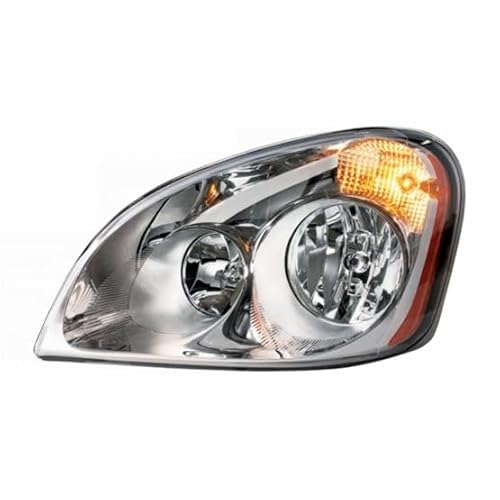 UNITED PACIFIC 31319 Headlight Assembly, LH, Chrome Housing, High/Low Beam, H11, 4157 Bulb, with Signal Light, Original Style Design