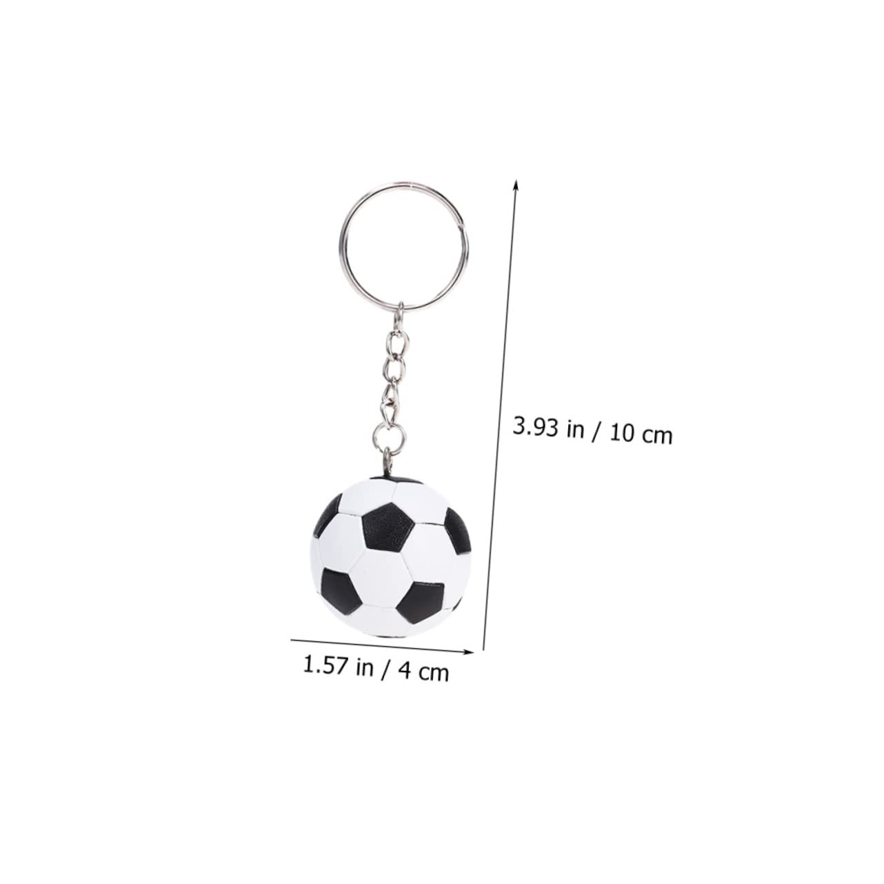 Toyvian Llavero De Futbol Fútbol Keychains Temático Fiesta A Granel Anillos Pero Deportes Colgante Colgante Llaveros Colgantes De Llavero Creativos El Plastico