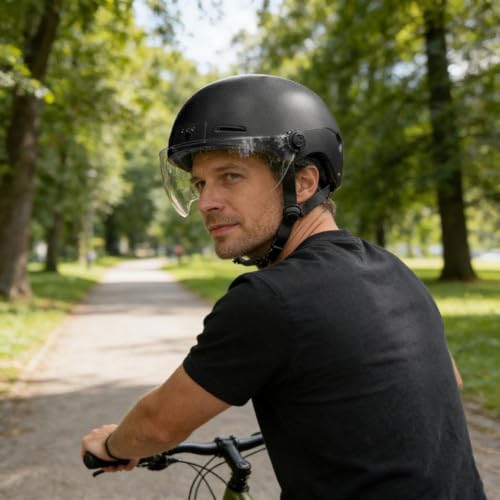 CAffymtkji Pov Helmet 4k Action Body Camera Negro miniatura 6